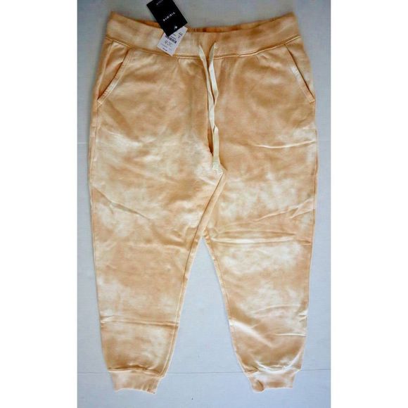 J.Crew KF4005 Women's Sz Medium, Peach Tie Dye Jogger Sweatpants $75 - Picture 1 of 8